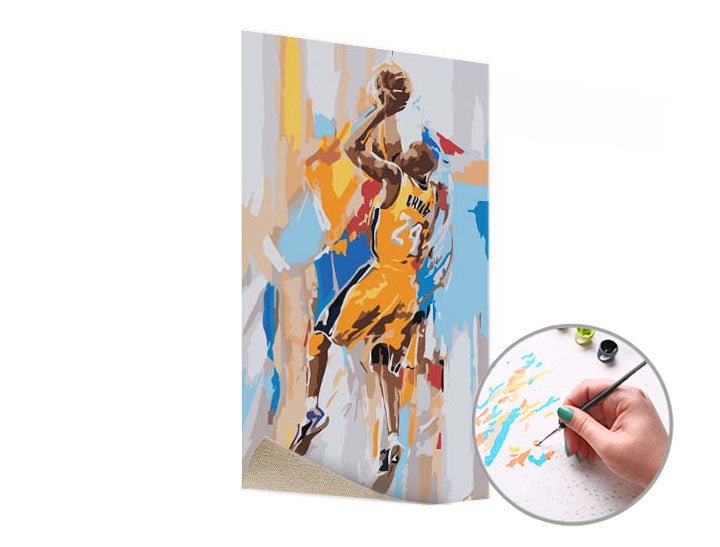 Рисуване по номера KOBE BRYANT 24 — изображение 3