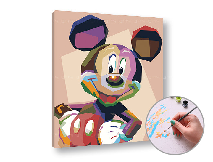 Рисуване по номера MICKEY MOUSE — изображение 2