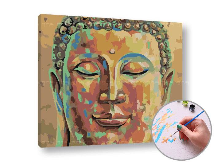 Рисуване по номера SPIACI BUDHA — изображение 3
