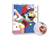 Рисуване по номера SUPER MARIO — изображение 1