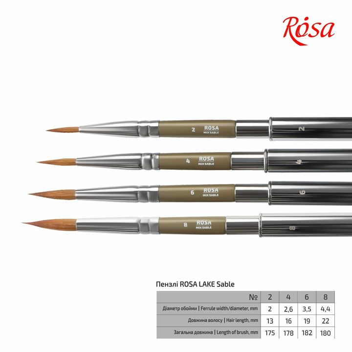 ROSA LAKE 178 Кръгла четка за пътуване — изображение 5