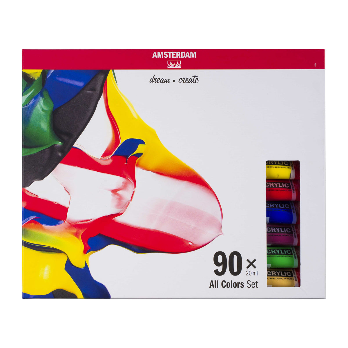 ROYAL TALENS Amsterdam комплект акрилни бои All Colors 90 x 20 ml