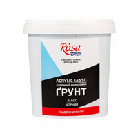 Акрилен грунд (Gesso) черен ROSA Studio – 500 ml
