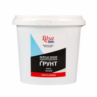 Акрилен грунд (Gesso) черен ROSA Studio – 1000 ml