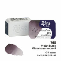 Акварелни бои Rosa Gallery pan 2,5 ml – Violet Black panvička