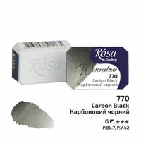 Акварелни бои Rosa Gallery pan 2,5 ml – Carbon Black panvička
