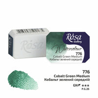 Акварелни бои Rosa Gallery pan 2,5 ml – Cobalt Green Medium panvička
