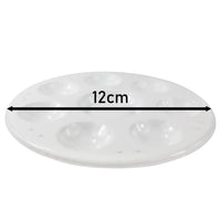 Runde Malpalette 12 cm | weiß Phoenix