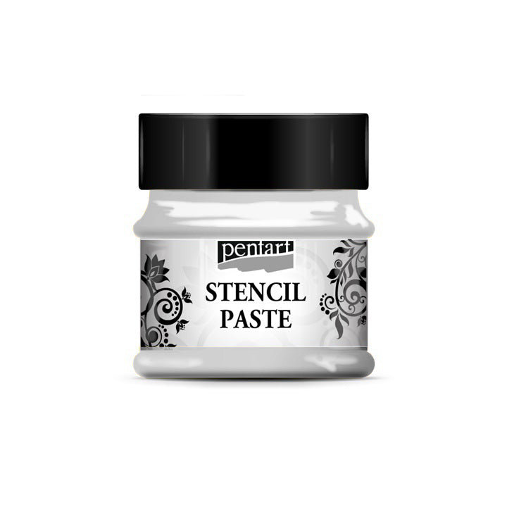 Паста за шаблон металик Stencil Paste Pentart 50ml – silver