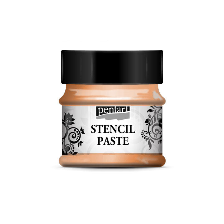 Паста за шаблон перлена Stencil Paste Pentart 50ml – apricot