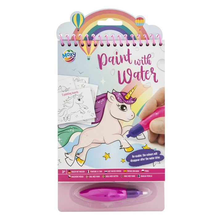 Комплект за рисуване с вода 23x14cm 5 листа – Girly