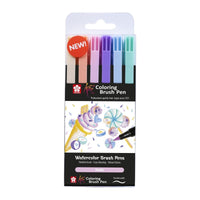 Sakura Koi Coloring Brush Pen акварелни четкови маркери - комплект 6 бр. Sweets