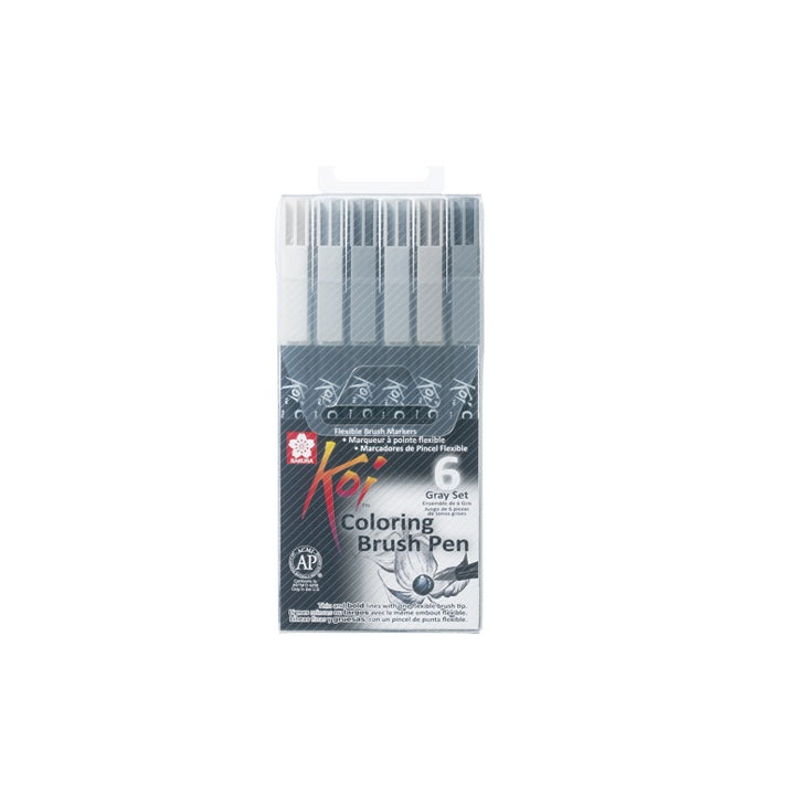 Sakura Koi Coloring Brush Pen маркери - комплект 6 части — изображение 1
