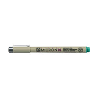 Тънкописец Sakura Pigma Micron 05 0,45 mm – комплект от 6 цвята – Зелен