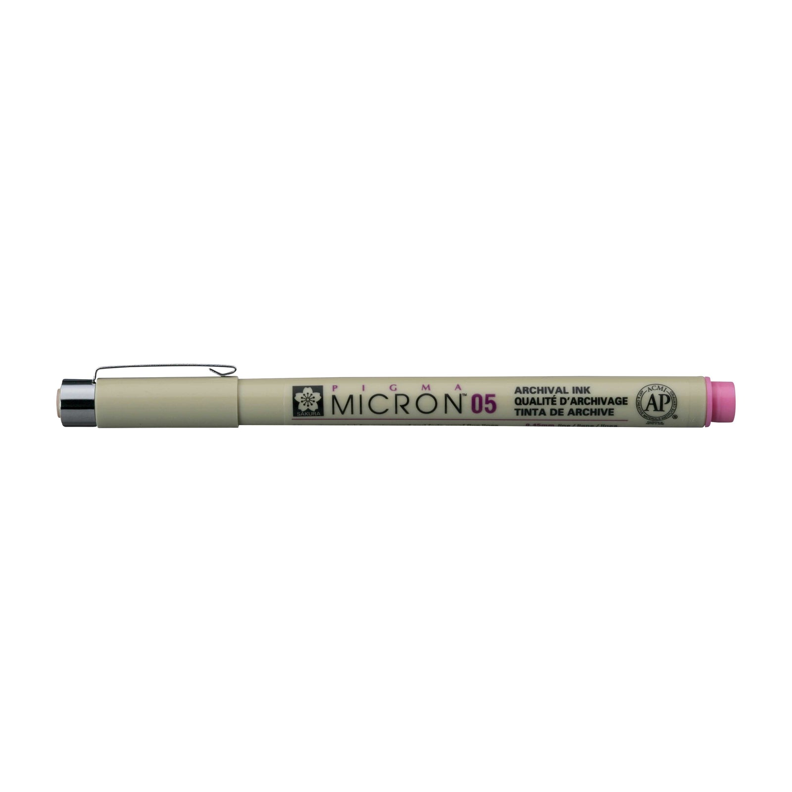 Тънкописец Sakura Pigma Micron 05 0,45 mm – комплект от 6 цвята – Розов