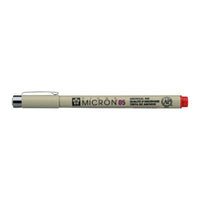 Тънкописец Sakura Pigma Micron 05 0,45 mm – комплект от 6 цвята – Червен