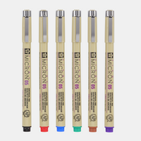 Тънкописец Sakura Pigma Micron 05 0,45 mm – комплект от 6 цвята