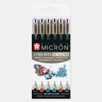 Тънкописец Sakura Pigma Micron 05 0,45 mm – комплект от 6 цвята