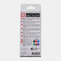 Тънкописец Sakura Pigma Micron 05 0,45 mm – комплект от 6 цвята