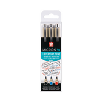 SAKURA Pigma Micron PN комплект тънкописци 3 бр. - Black, Blue, Red