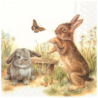 Салфетка за декупаж Bunny - 1 брой — изображение 1