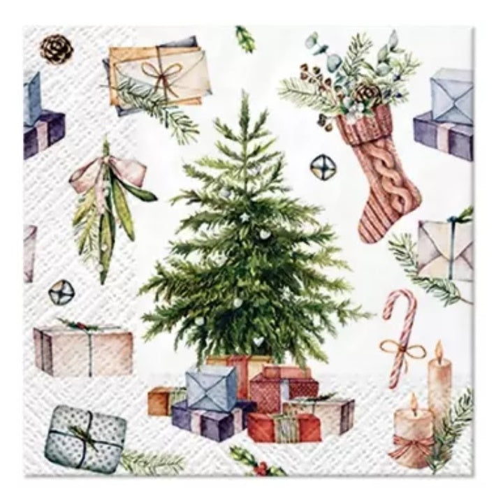Салфетка за декупаж Christmas at Home - 1 брой — изображение 1