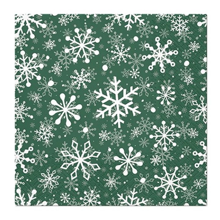 Салфетка за декупаж Christmas Snowflakes 1 брой — изображение 1