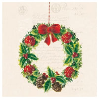 Салфетка за декупаж Christmas Wreath - 1 брой — изображение 1