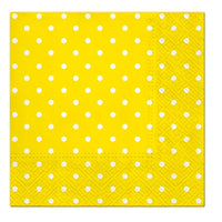 Салфетка за декупаж Cocktail Yellow Dots - 1 брой — изображение 1