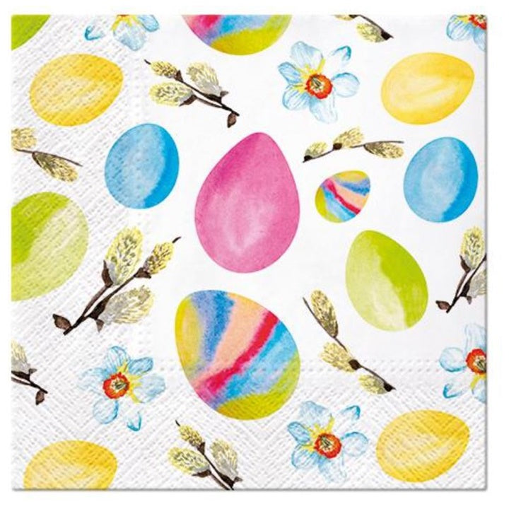 Салфетка за декупаж Daffodills Easter - 1 брой — изображение 1