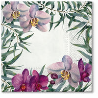 Салфетка за декупаж Elegant Orchid - 1 брой — изображение 1