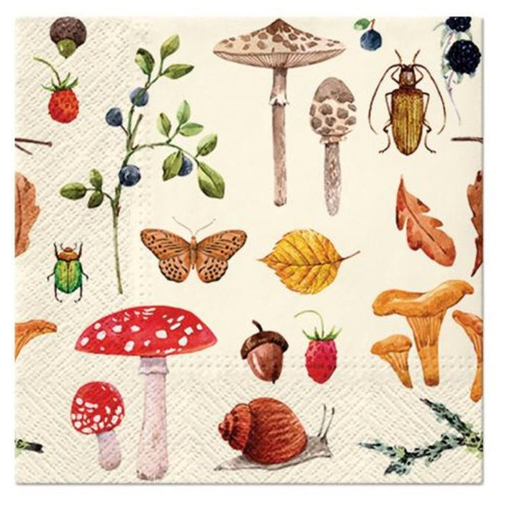 Салфетка за декупаж Forest Botany - 1 брой — изображение 1