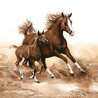 Салфетка за декупаж Horses - 1 брой — изображение 1