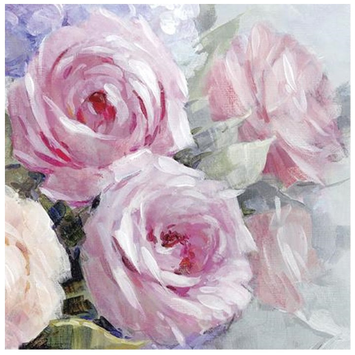 Салфетка за декупаж Pink Roses - 1 брой — изображение 1