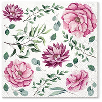 Салфетки за декупаж Blooming Dhalia - 1 брой — изображение 1