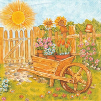Салфетки за декупаж Blooming Garden - 1 брой — изображение 1