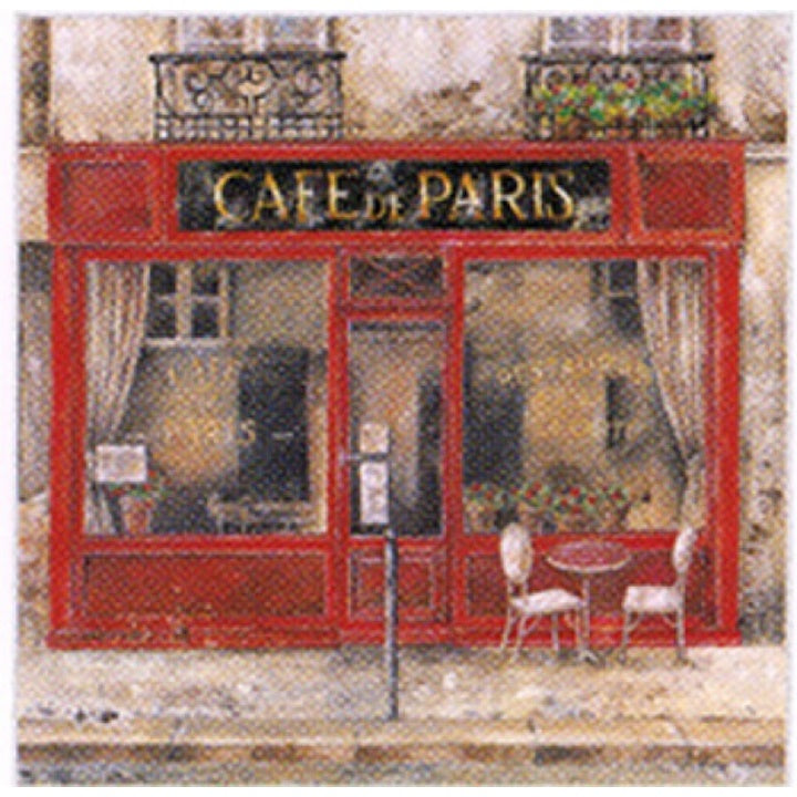 Салфетки за ДЕКУПАЖ - Cafe de Paris - 1 брой — изображение 1
