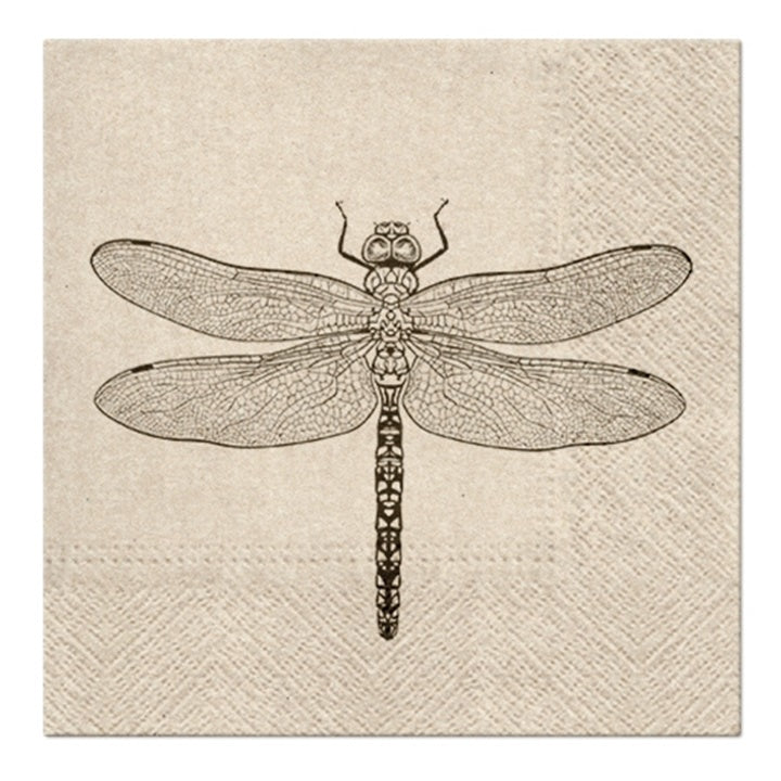 Салфетки за декупаж Dragonfly - 1 брой — изображение 1