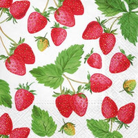 Салфетки за декупаж Fresh Strawberry - 1 брой — изображение 1