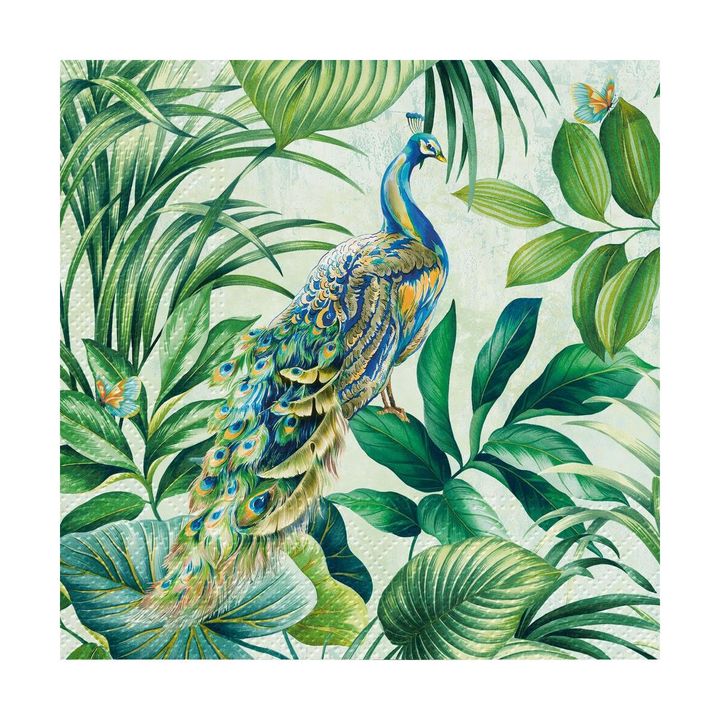 Салфетки за ДЕКУПАЖ - Peacock - 1 брой — изображение 1