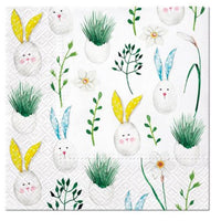 Салфетки за декупаж Rabbit Eggs - 1 брой — изображение 1