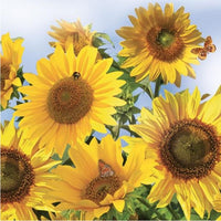 Салфетки за декупаж - Sunflowers in the Sky - 1 бр. — изображение 1