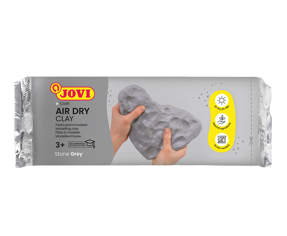 Самосъхнеща глина за моделиране JOVI 500 g - изберете – сива