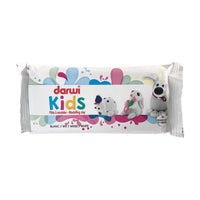 Самосъхнеща моделираща маса DARWI Kids 1000 g бяла