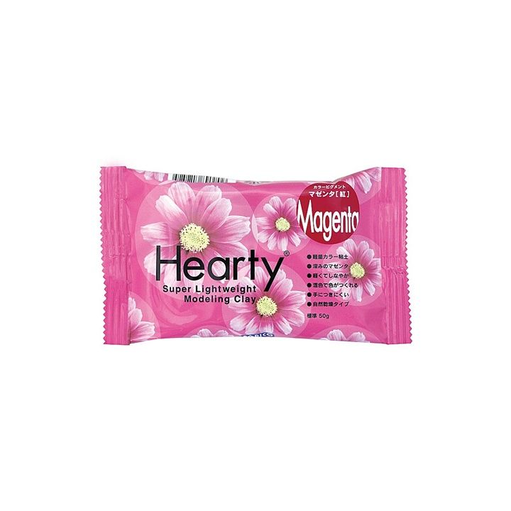 Ултралека самовтвърдяваща се глина Hearty Padico 50 g – Маджента