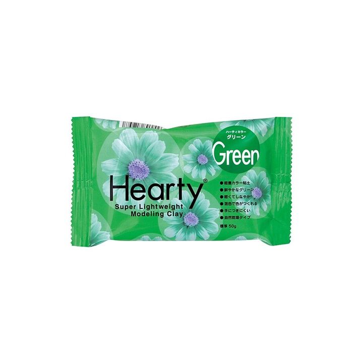 Ултралека самовтвърдяваща се глина Hearty Padico 50 g – Зелен