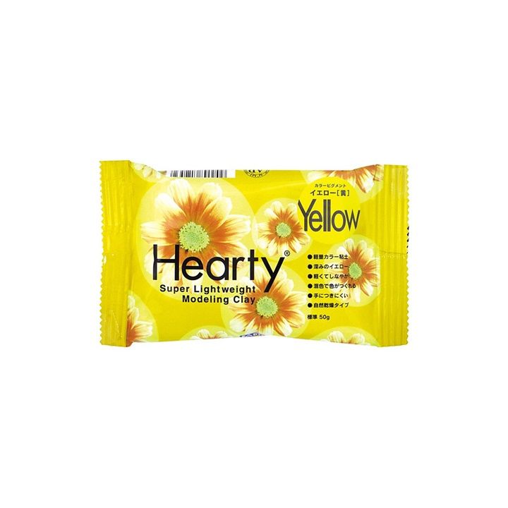 Ултралека самовтвърдяваща се глина Hearty Padico 50 g – Жълт