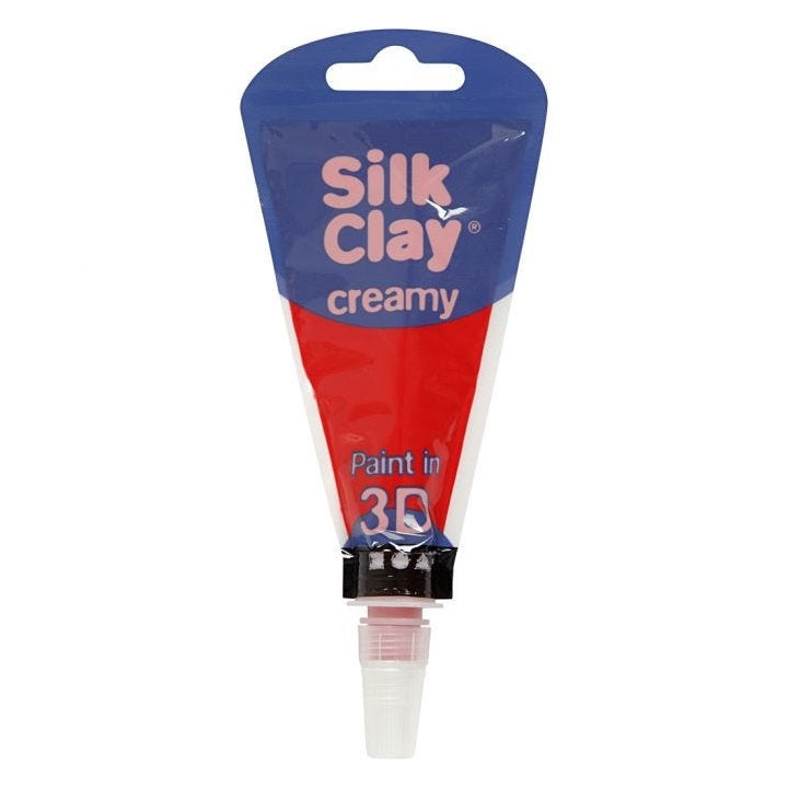 Самосъхнеща кремообразна маса Silk Clay 3D – red