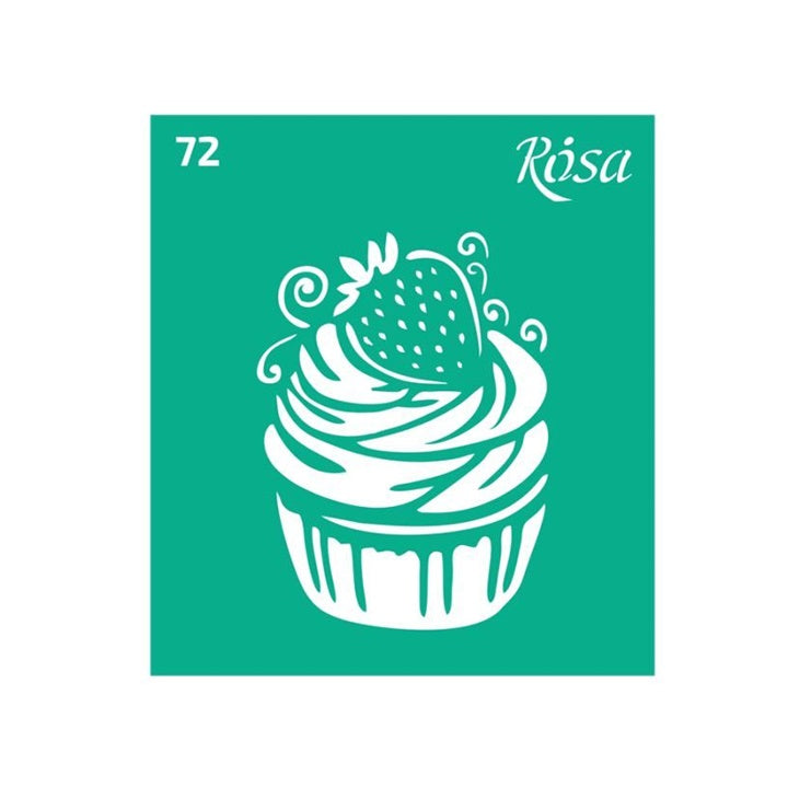 Самозалепващ се шаблон Rosa Talent 9 x 10 cm - мотив № 72 — изображение 1