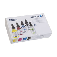 Schmincke AQUA DROP комплект в картонена кутия, 5 x 30 ml (първични цветове) + покривно бяло